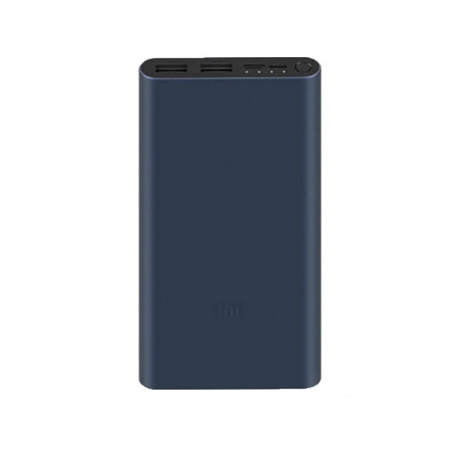 Внешний аккумулятор Xiaomi Mi Power Bank 3 10000 mAh 2 USB (черный)