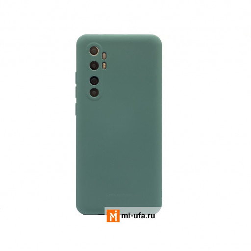 Накладка силиконовая MOLAN CANO для смартфона Mi Note 10 lite (зеленая)
