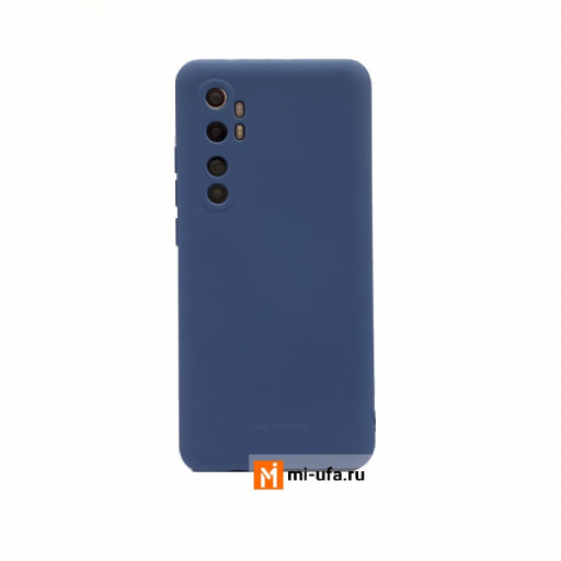 Накладка силиконовая MOLAN CANO для смартфона Mi Note 10 lite (синяя)