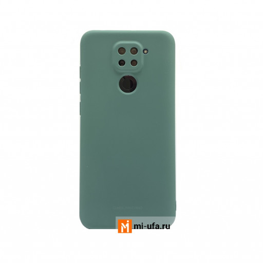 Накладка силиконовая MOLAN CANO для смартфона Redmi Note 9 (зеленая)