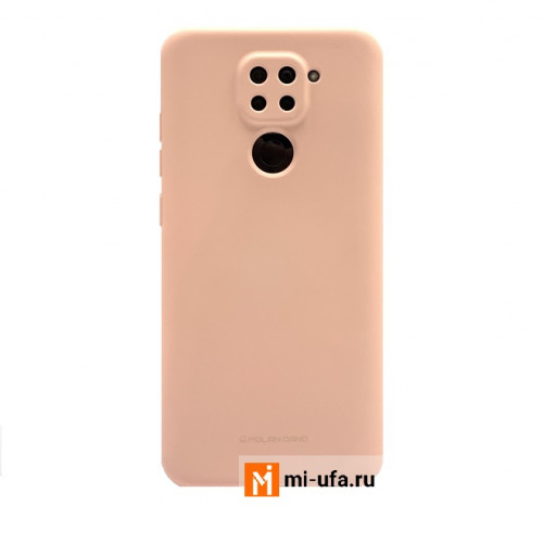 Накладка силиконовая MOLAN CANO для смартфона Redmi Note 9 (розовая)