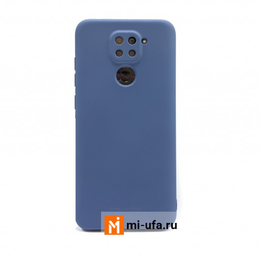 Накладка силиконовая MOLAN CANO для смартфона Redmi Note 9 (синяя)
