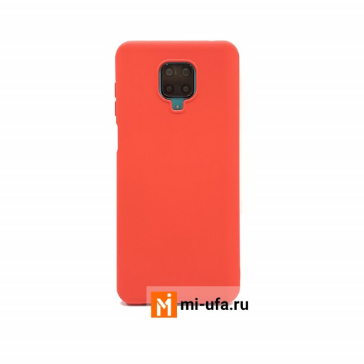 Накладка силиконовая MOLAN CANO для смартфона Redmi Note 9S/Note 9 Pro (красная)