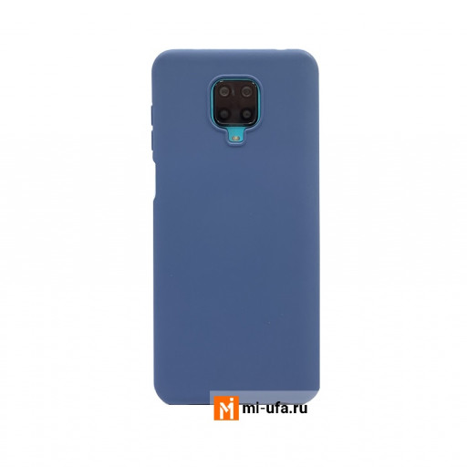 Накладка силиконовая MOLAN CANO для смартфона Redmi Note 9S/Note 9 Pro (синяя)