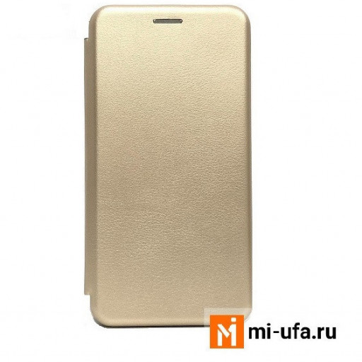 Чехол-книжка Fashion магнитный для смартфона Redmi Note 9S/Note 9 Pro (золотой)