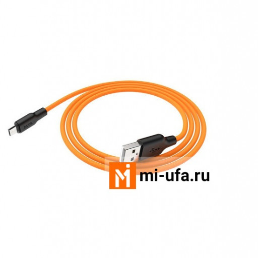 Kабель USB Hoco X21 Silicone Series Micro USB Cable 1m (оранжевый)