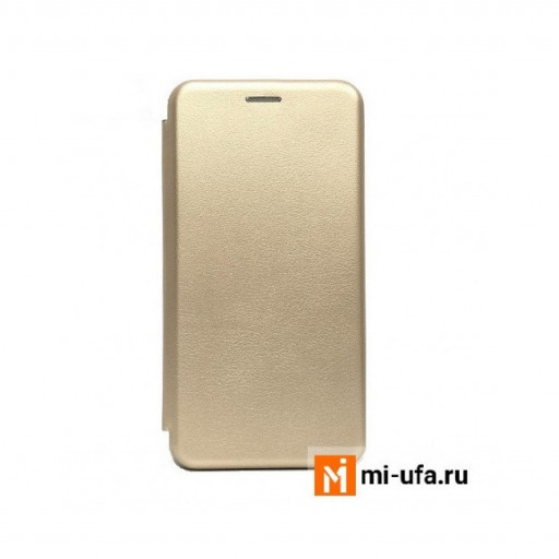 Чехол-книжка Fashion магнитный для смартфона Redmi 9С (золотой)