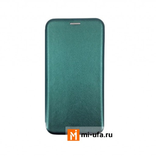 Чехол-книжка Fashion магнитный для смартфона Redmi 9С (зеленый)