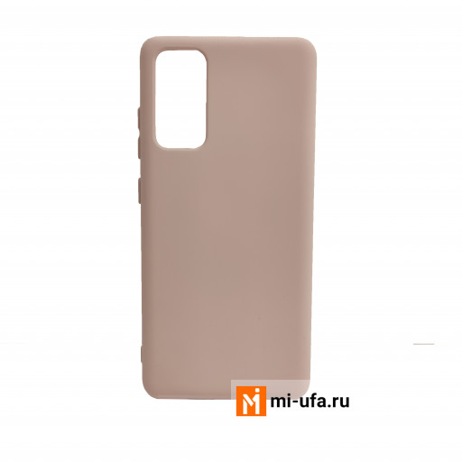 Силиконовая накладка для смартфона Samsung Galaxy S20 FE (коричневый)
