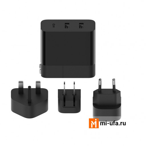 Зарядное устройство Xiaomi ZMI ZMi HA833 Fast Charging 65W 2-USB+UCB-C (черный)