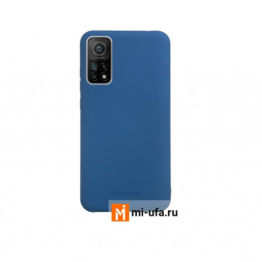 Силиконовая накладка MOLAN CANO для смартфона Xiaomi Mi 10T/Mi 10T Pro (синяя)