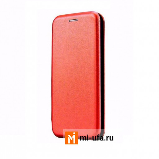 Чехол-книжка Fashion магнитный для смартфона Redmi 9С (красный)