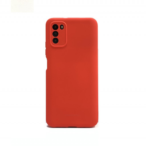 Силиконовая накладка MOLAN CANO для смартфона POCO M3 (красная)