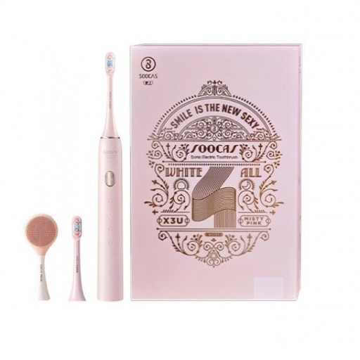 Зубная щетка электрическая Soocas X3U Set (розовая)
